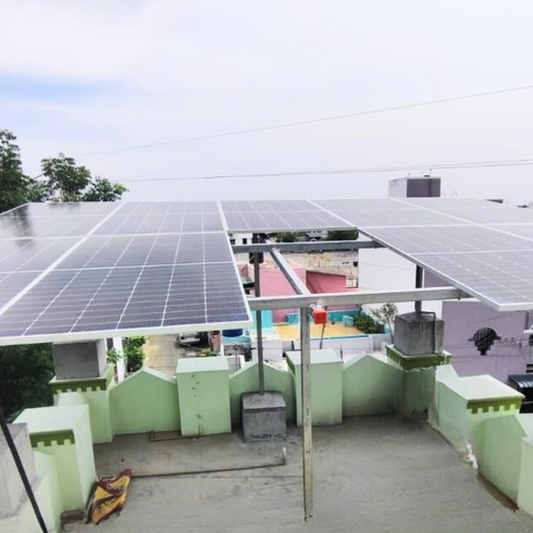 Karungalpalayam solar grid installation