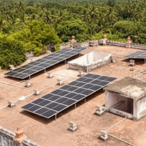 Arani Solar Grid Installation by Navina Agency