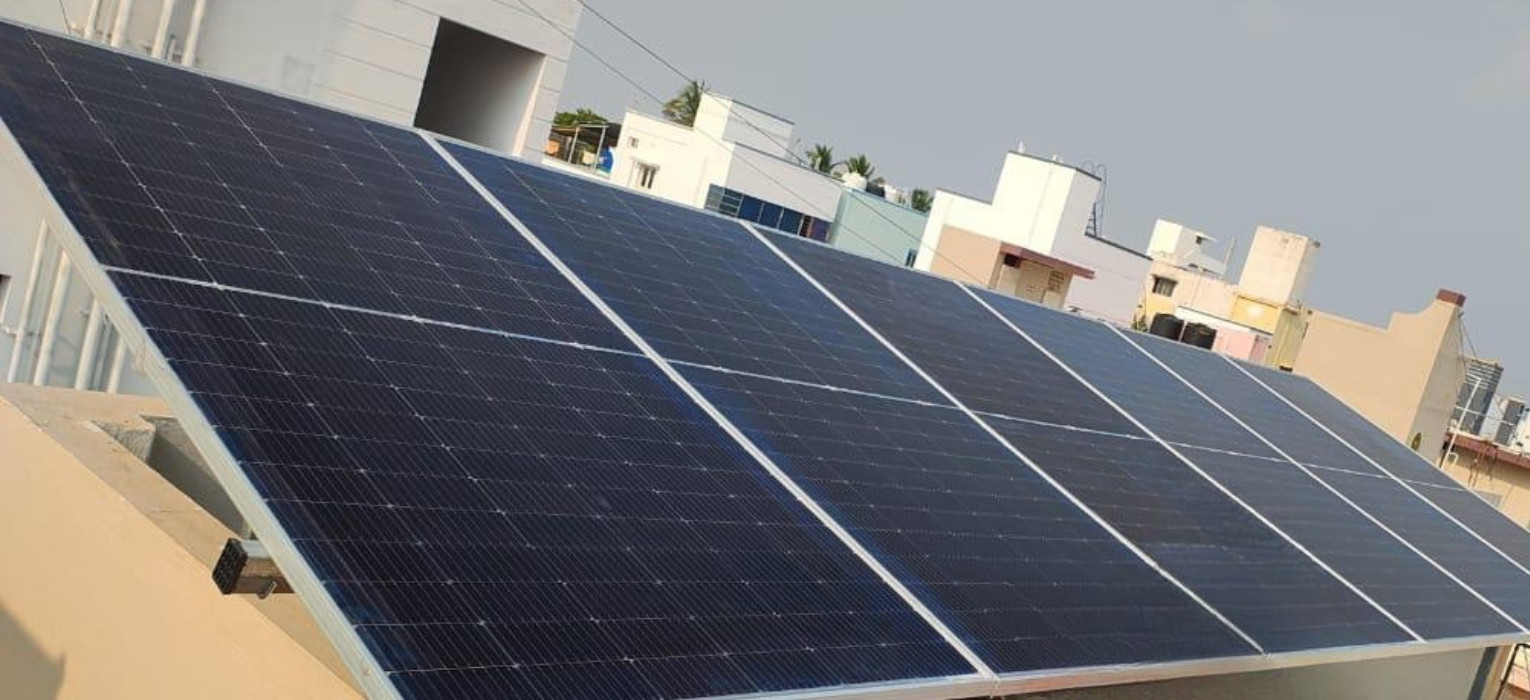 Kollamapalayam residential solar installation