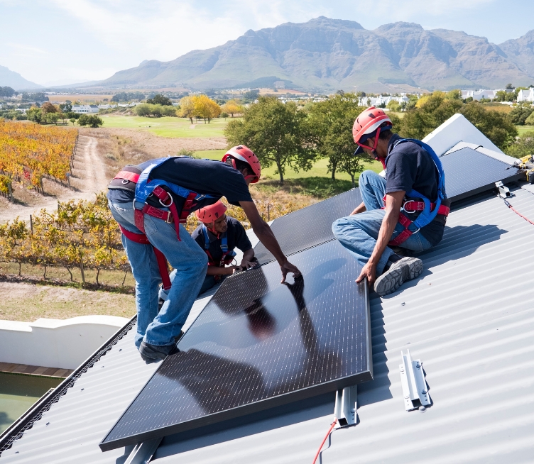 Solar Power System Installation by Navina Agency