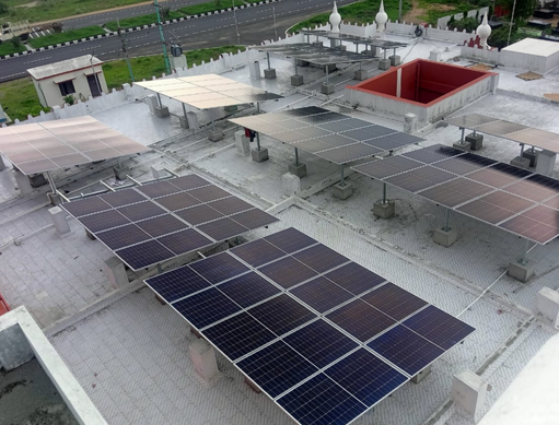 Solar Panels Installed on Rooftop by Navina Agency